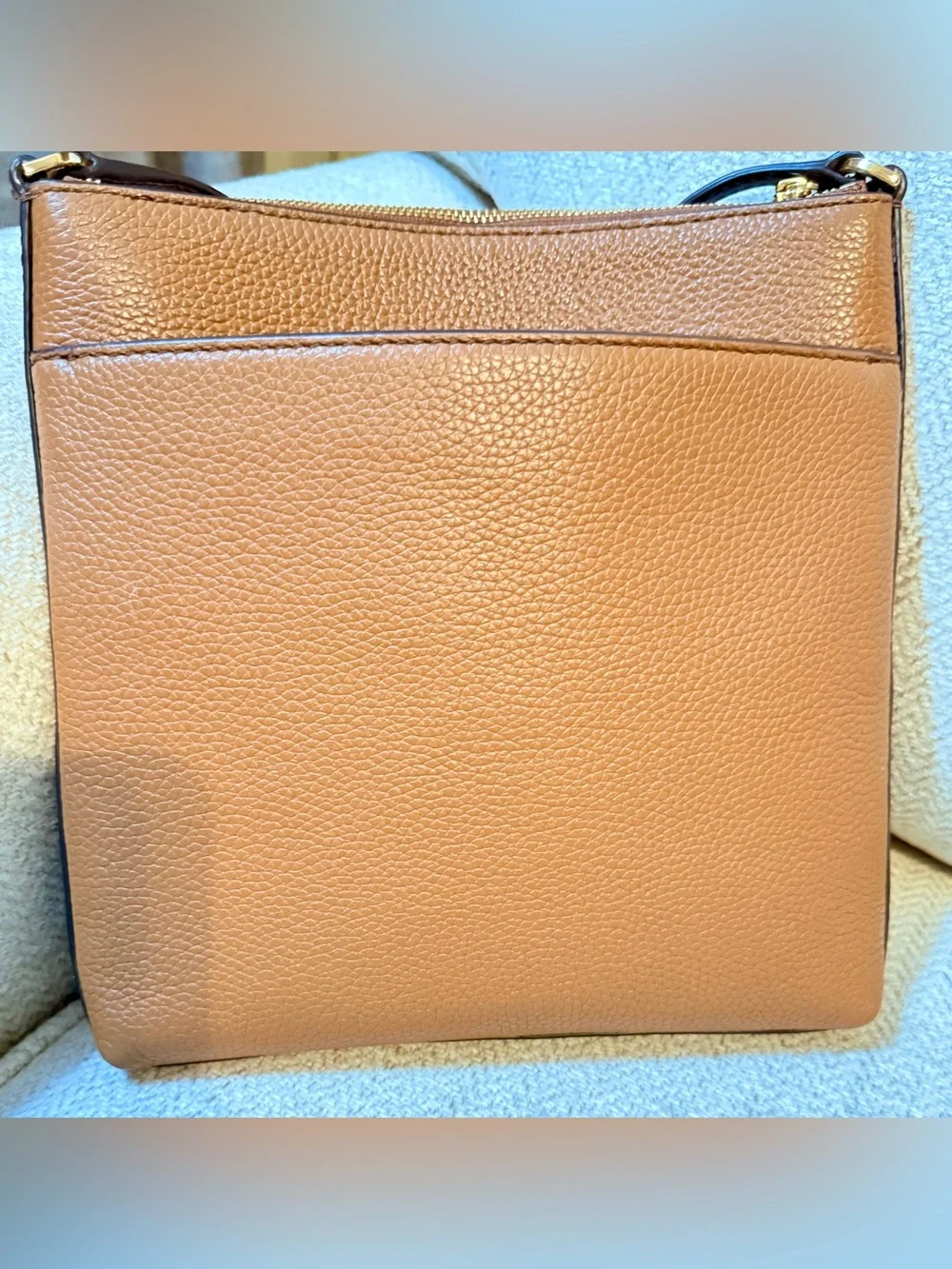 Michael Kors Tan Crossbody Bag - Pebbled Leather